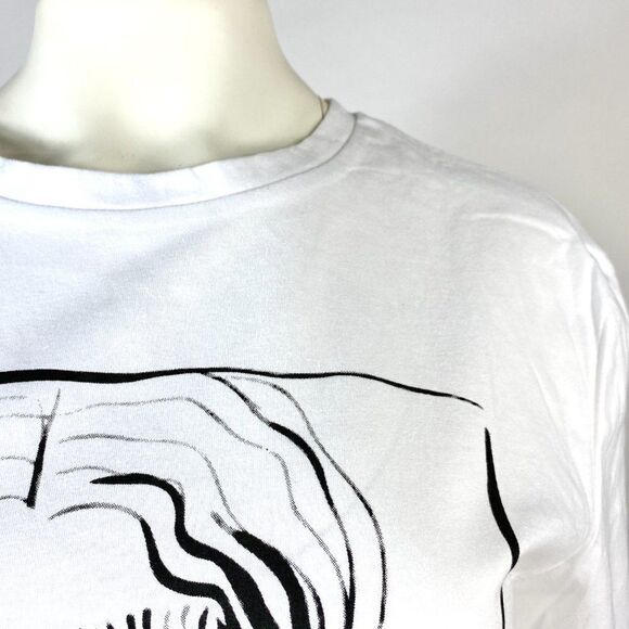 ZARA WOMAN GIRL FACE PRINT T-SHIRT GRAPHIC - Picture 4 of 6